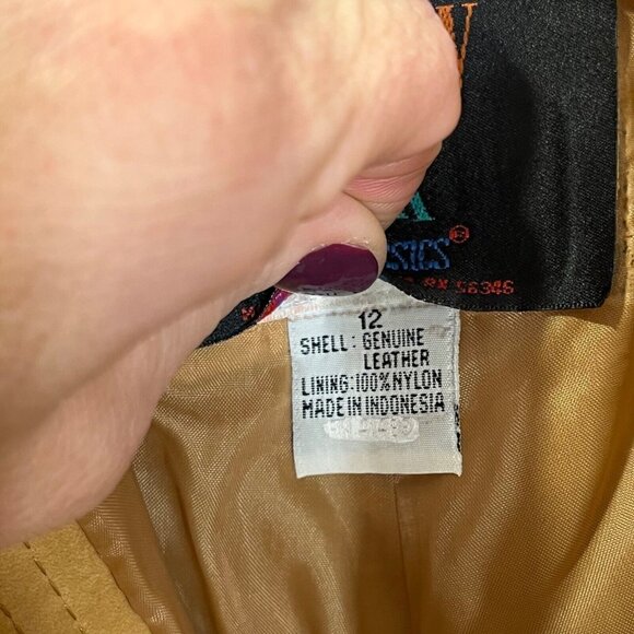 Vtg Leather Pants Women 12 (S) High Waist Western 80s Retro Country Rodeo 90s - Picture 11 of 16